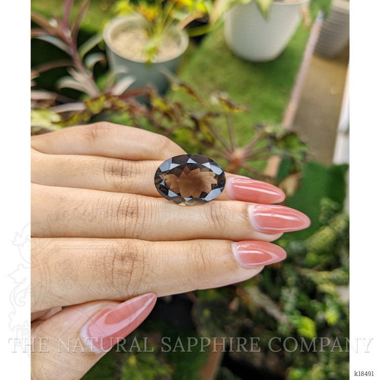 17.85 Ct. Smokey Quartz from Ceylon (Sri Lanka)