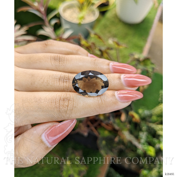 17.85 Ct. Smokey Quartz from Ceylon (Sri Lanka)