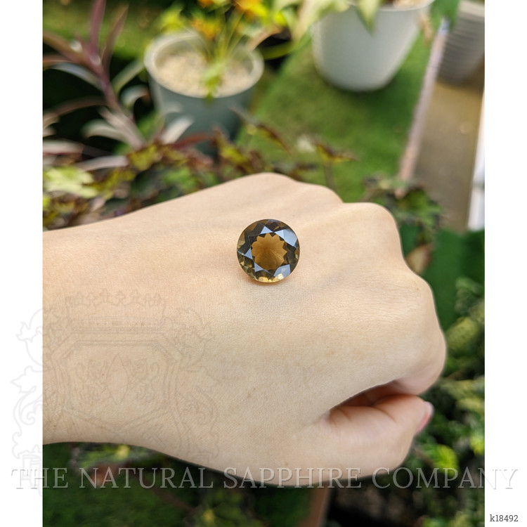 9.90 Ct. Smokey Quartz from Ceylon (Sri Lanka)