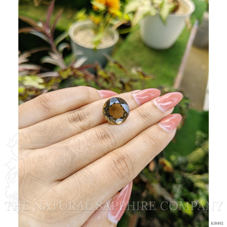 9.90 Ct. Smokey Quartz from Ceylon (Sri Lanka)