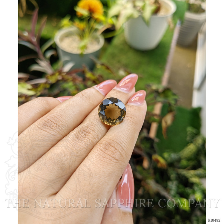 9.90 Ct. Smokey Quartz from Ceylon (Sri Lanka)