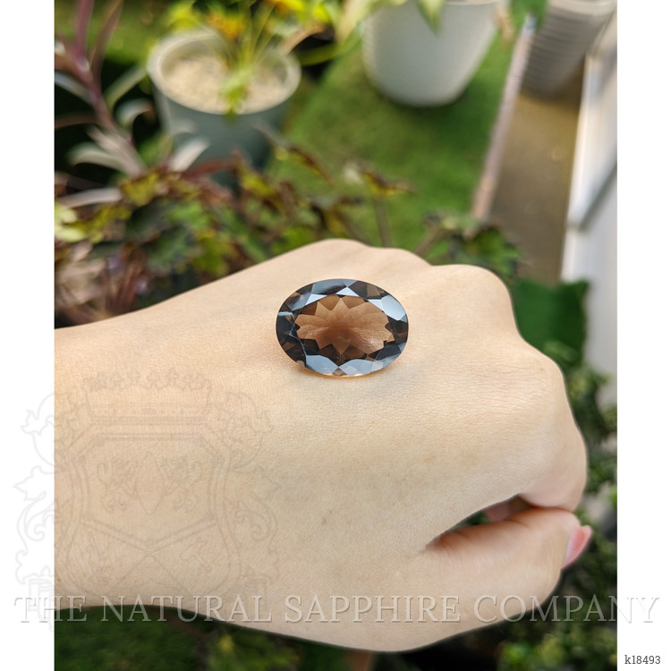 19.71 Ct. Smokey Quartz from Ceylon (Sri Lanka)