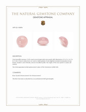 15.03 Ct. Cabochon White Opal from Ceylon (Sri Lanka) Appraisal