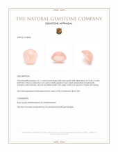 13.11 Ct. Cabochon White Opal from Ceylon (Sri Lanka) Appraisal