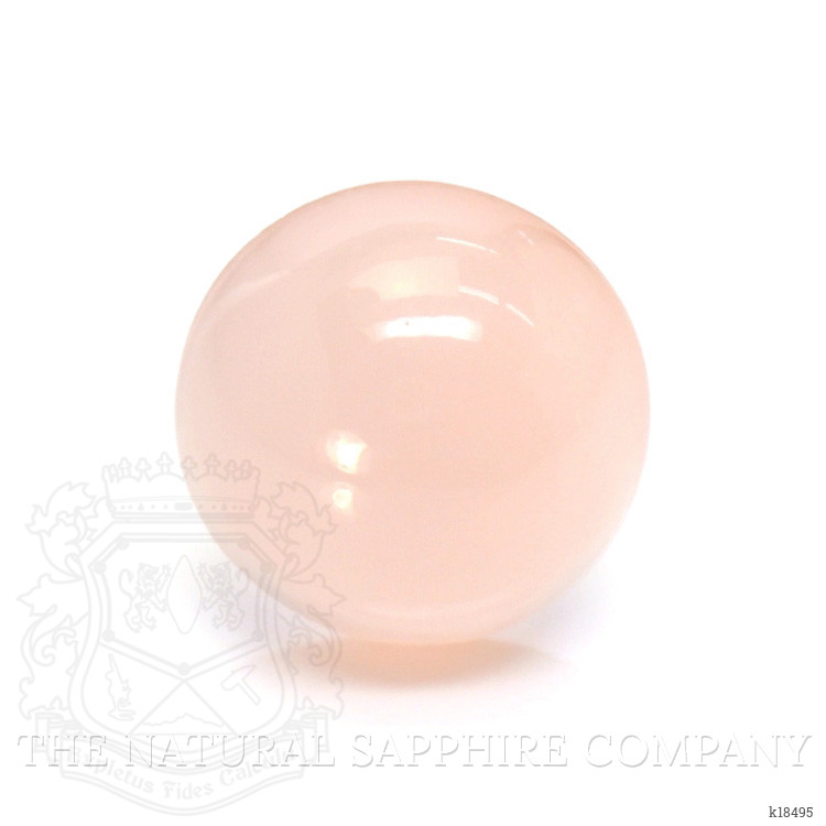 13.11 Ct. Cabochon Rose Quartz from Ceylon (Sri Lanka)