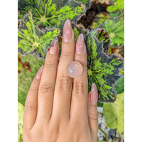 13.11 Ct. Cabochon Rose Quartz from Ceylon (Sri Lanka) Life Style