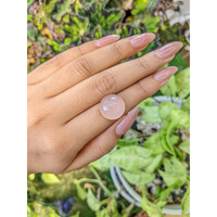 13.11 Ct. Cabochon Rose Quartz from Ceylon (Sri Lanka) Life Style