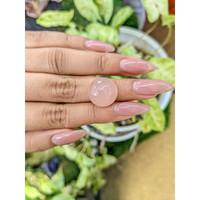 13.11 Ct. Cabochon Rose Quartz from Ceylon (Sri Lanka) Life Style