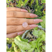 7.42 Ct. Cabochon Rose Quartz from Ceylon (Sri Lanka) Life Style