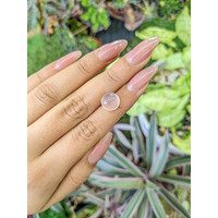 4.18 Ct. Cabochon Rose Quartz from Ceylon (Sri Lanka) Life Style