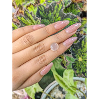 4.24 Ct. Cabochon Rose Quartz from Ceylon (Sri Lanka) Life Style