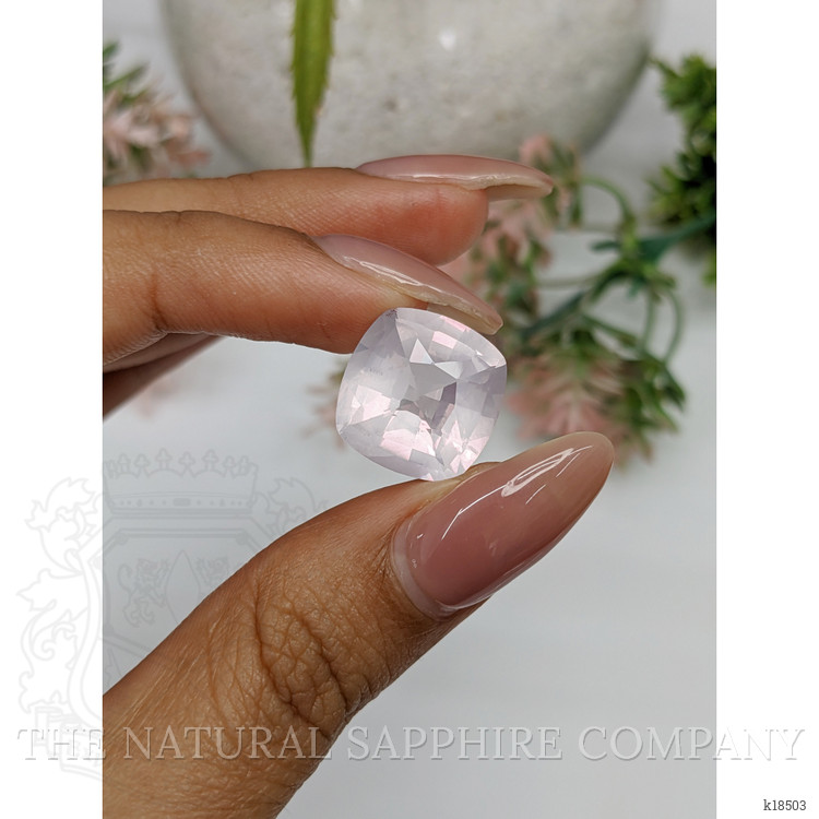 10.56 Ct. Rose Quartz from Ceylon (Sri Lanka)