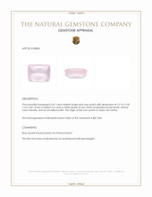 5.41 Ct. White Opal from Ceylon (Sri Lanka) Appraisal