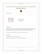 4.86 Ct. White Opal from Ceylon (Sri Lanka) Appraisal