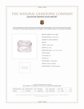 4.86 Ct. Rose Quartz from Ceylon (Sri Lanka) Scan Report