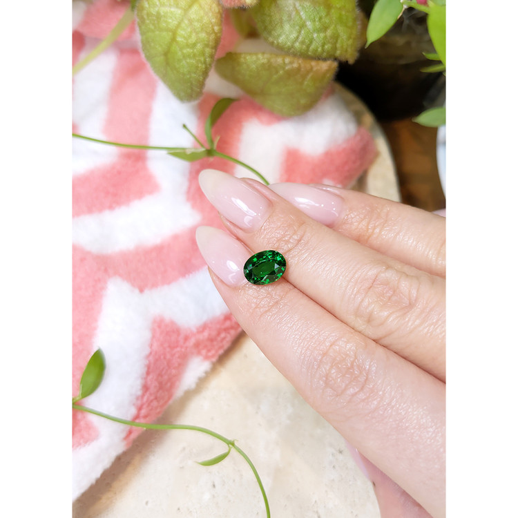 3.03 Ct. Tsavorite Garnet from Tanzania