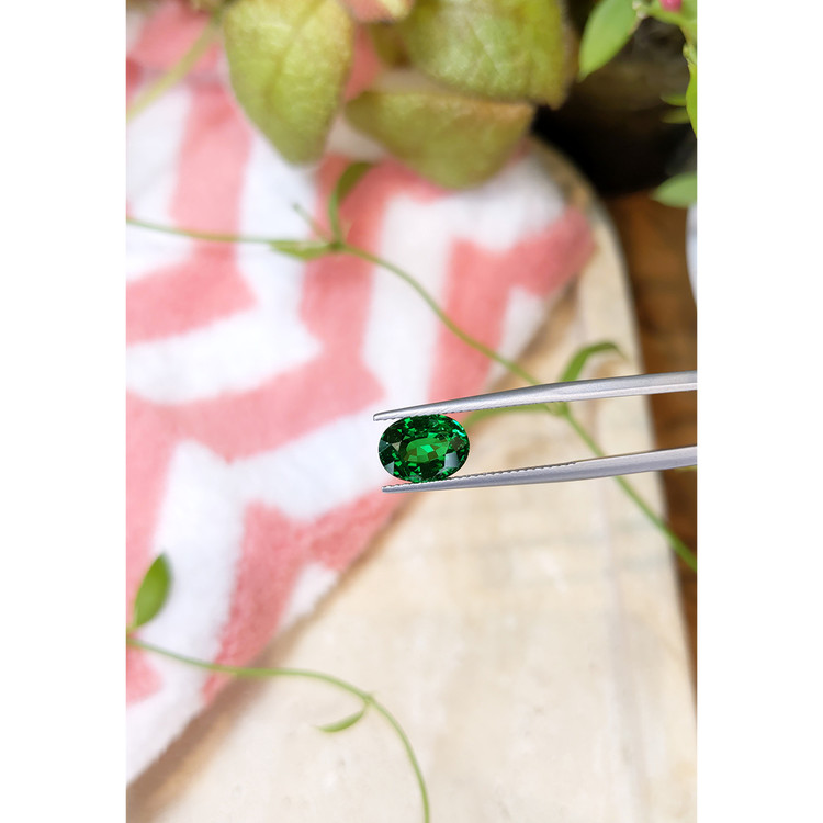 3.03 Ct. Tsavorite Garnet from Tanzania