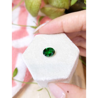 3.03 Ct. Tsavorite Garnet from Tanzania Life Style