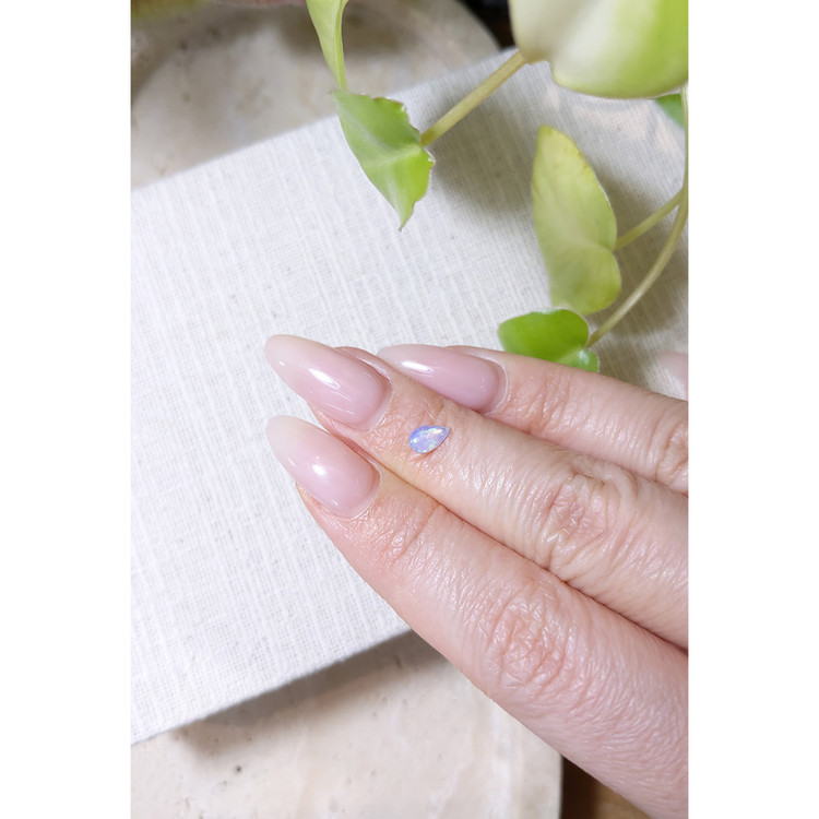 0.25 Ct. Cabochon White Opal from Mexico