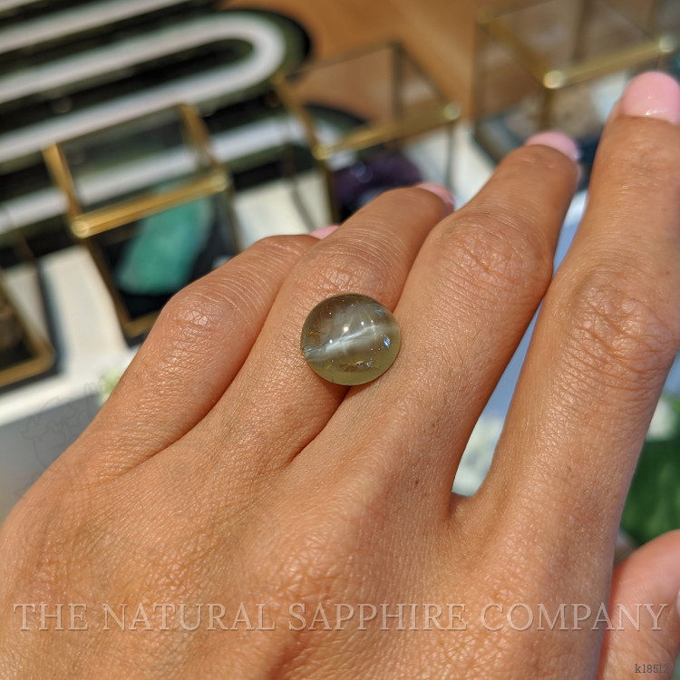 7.60 Ct. Cabochon Chrysoberyl from Ceylon (Sri Lanka)