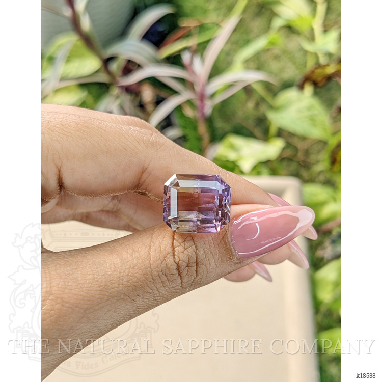 16.76 Ct. Ametrine from Ceylon (Sri Lanka)