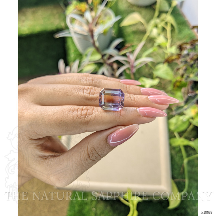 16.76 Ct. Ametrine from Ceylon (Sri Lanka)