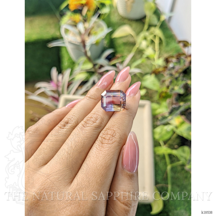 16.76 Ct. Ametrine from Ceylon (Sri Lanka)