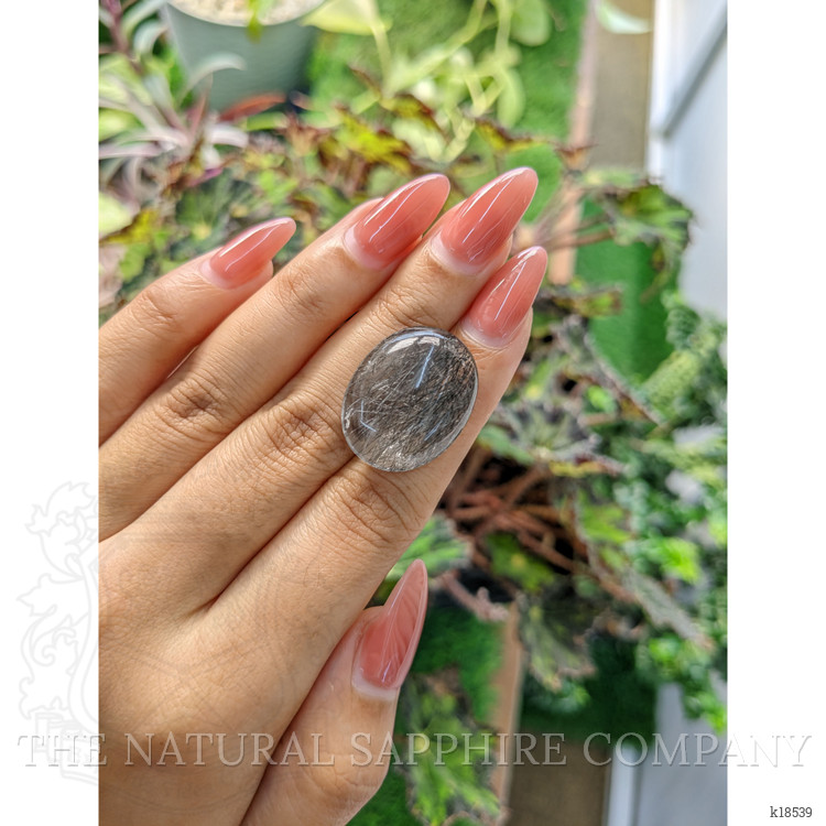 26.63 Ct. Cabochon Rutilated Quartz from Ceylon (Sri Lanka)