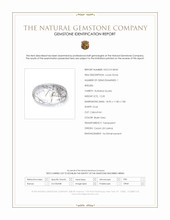 12.50 Ct. Cabochon Rutilated Quartz from Ceylon (Sri Lanka) Scan Report