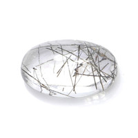 12.50 Ct. Cabochon Rutilated Quartz from Ceylon (Sri Lanka) Video