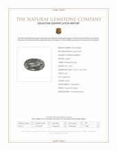 10.05 Ct. Smoky Cabochon Rutilated Quartz from Ceylon (Sri Lanka) Scan Report