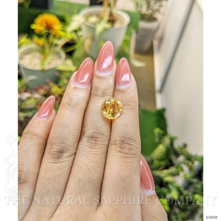 4.27 Ct. Citrine from Ceylon (Sri Lanka)