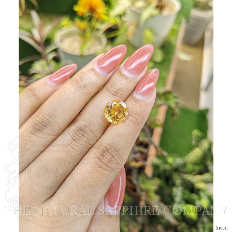 4.27 Ct. Citrine from Ceylon (Sri Lanka)