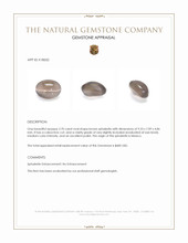 2.70 Ct. Cabochon Sphalerite from Mexico Appraisal