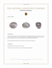 3.08 Ct. Cabochon Sphalerite from Mexico Appraisal