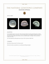 4.69 Ct. Cabochon Moonstone from Ceylon (Sri Lanka) Appraisal