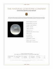 4.69 Ct. Cabochon Moonstone from Ceylon (Sri Lanka) Scan Report