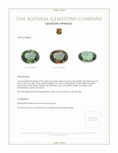 2.09 Ct. Alexandrite from Ceylon (Sri Lanka) Appraisal