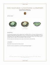 4.03 Ct. Alexandrite from Ceylon (Sri Lanka) Appraisal