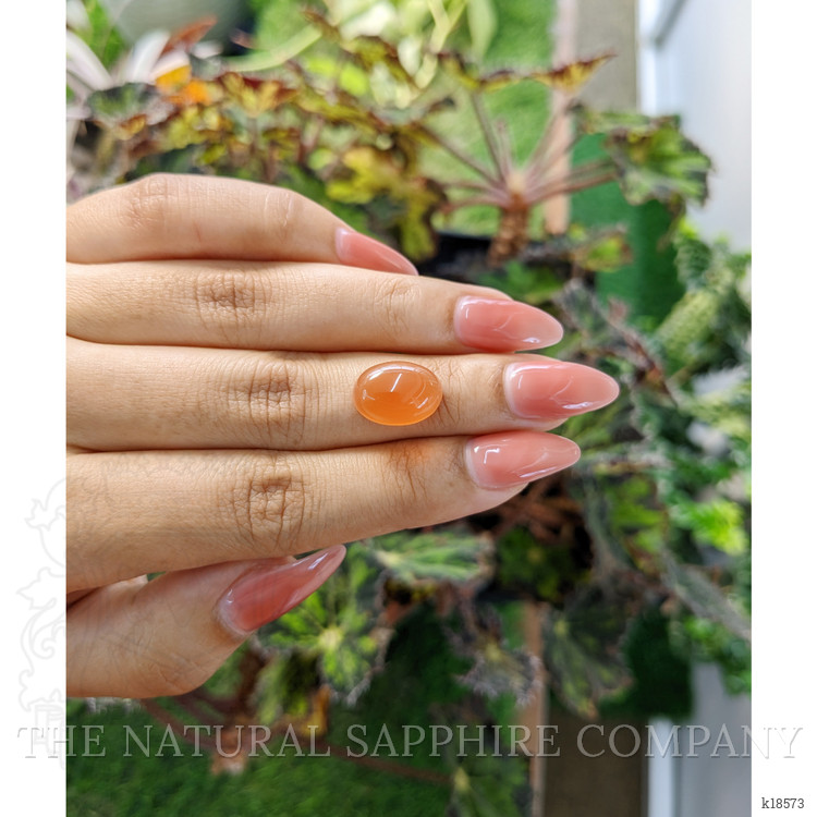 7.16 Ct. Cabochon Carnelian from Brazil