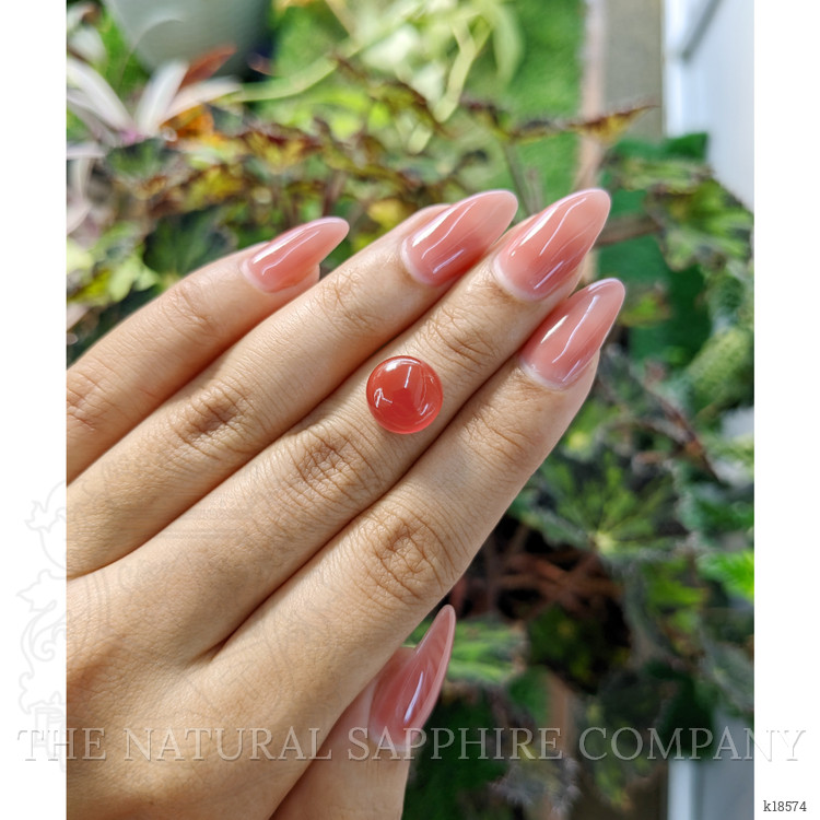 4.76 Ct. Cabochon Carnelian from Brazil