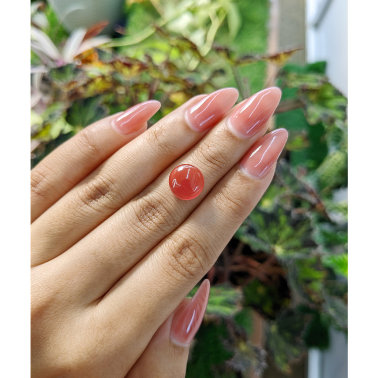 4.76 Ct. Cabochon Carnelian from Brazil