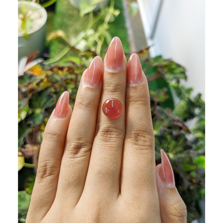 4.76 Ct. Cabochon Carnelian from Brazil