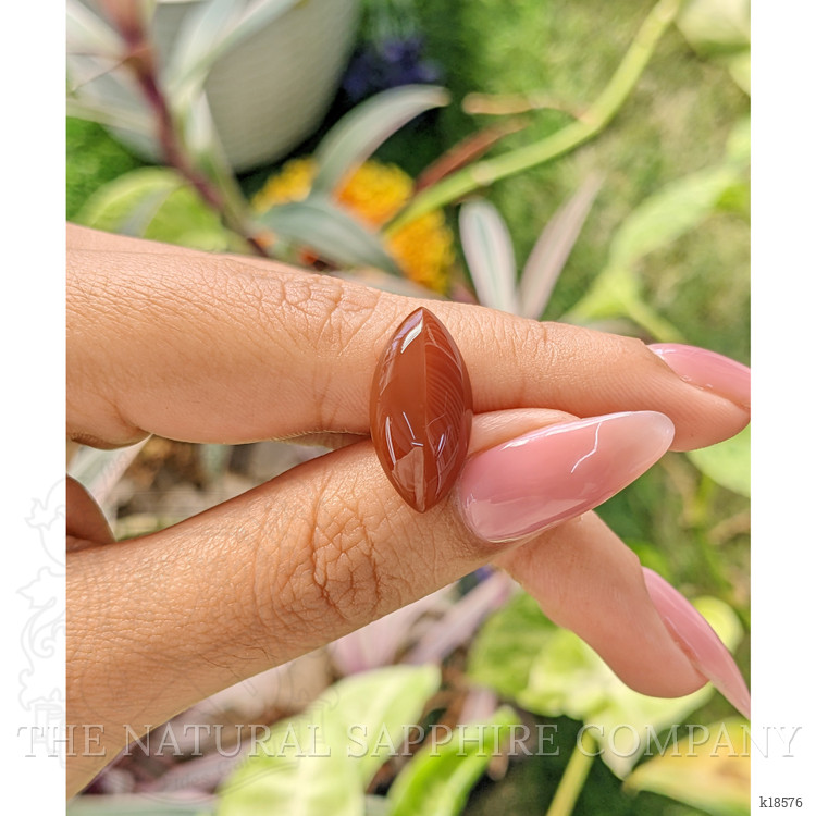 7.23 Ct. Cabochon Carnelian from Brazil