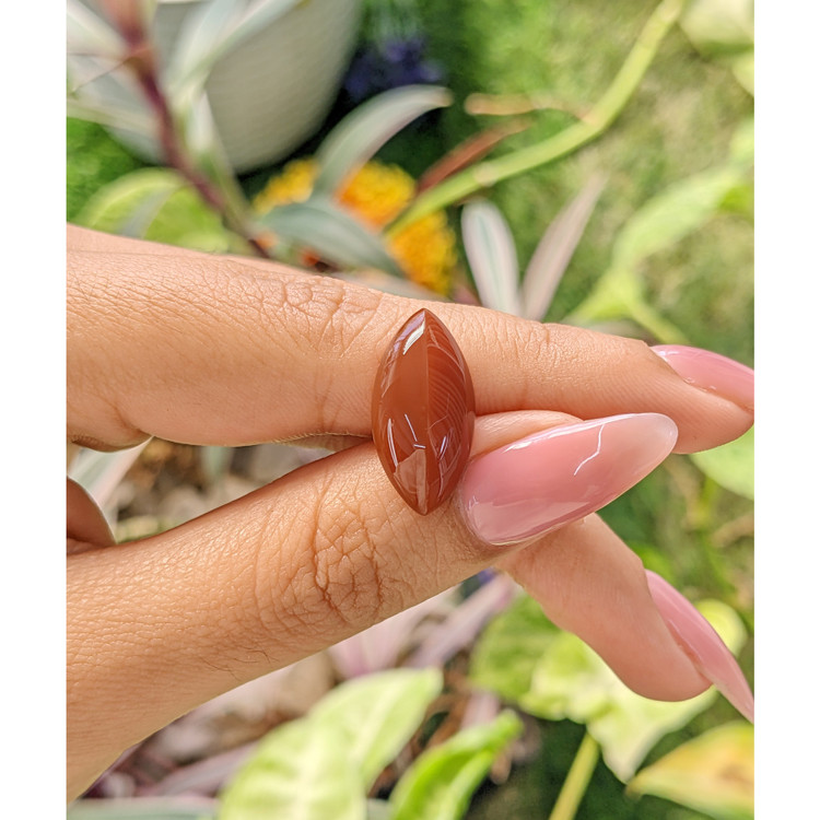 7.23 Ct. Cabochon Carnelian from Brazil