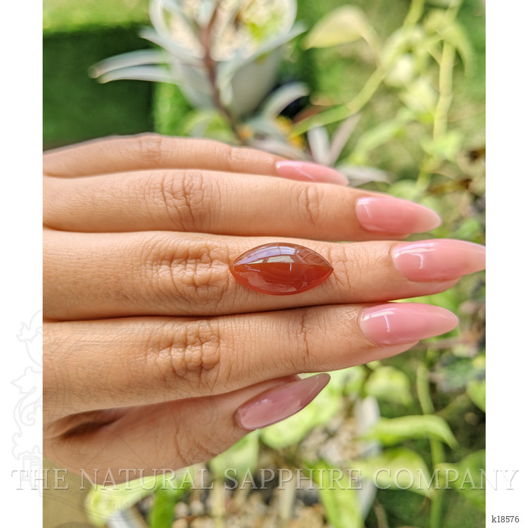 7.23 Ct. Cabochon Carnelian from Brazil