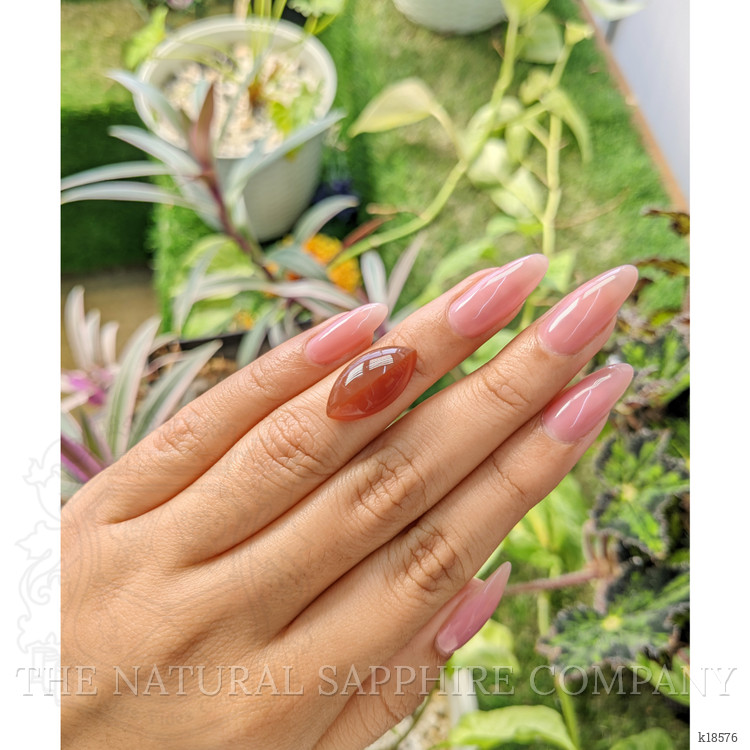 7.23 Ct. Cabochon Carnelian from Brazil