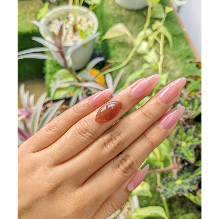 7.23 Ct. Cabochon Carnelian from Brazil