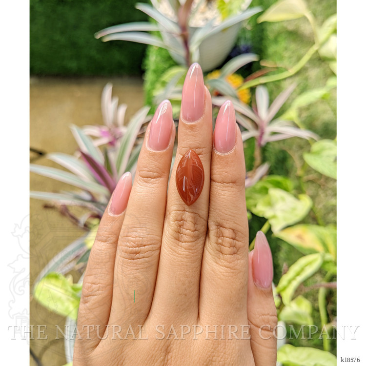 7.23 Ct. Cabochon Carnelian from Brazil