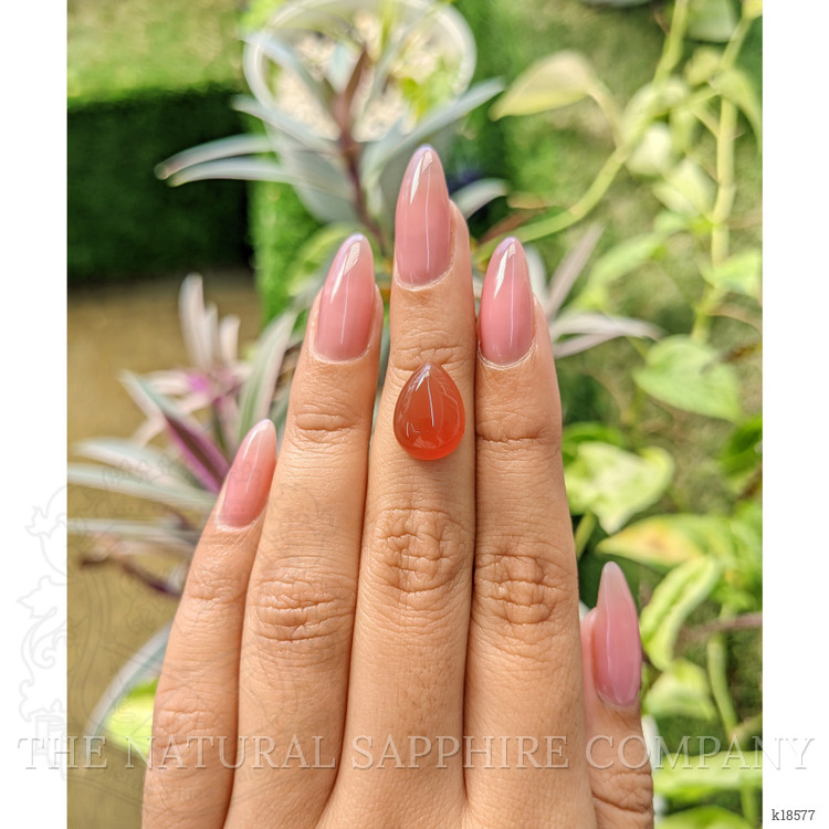 5.57 Ct. Cabochon Carnelian from Brazil